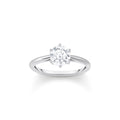 THOMAS SABO Ring with white zirconia in brilliant cut