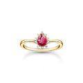 THOMAS SABO Vintage Romance Ring in red