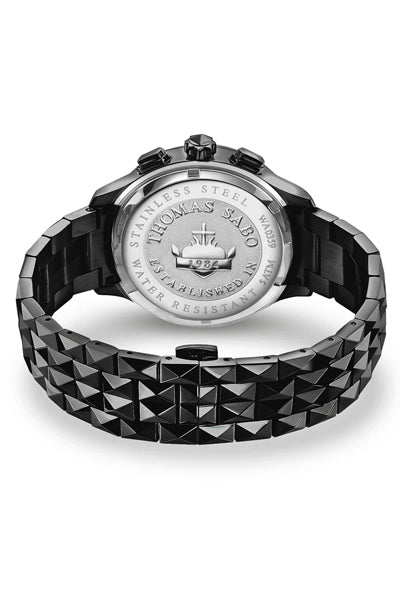 TWA0359/ Thomas Sabo Rebel At Heart Chronograph Black Mens Watch