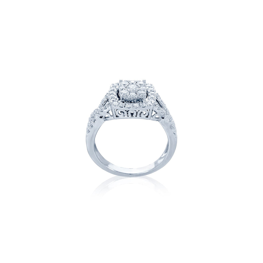 14kw diamond engagement ring with wedding band