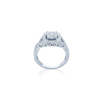 14kw diamond engagement ring with wedding band