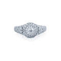 Verve 14K Engagement Ring with Wedding Band