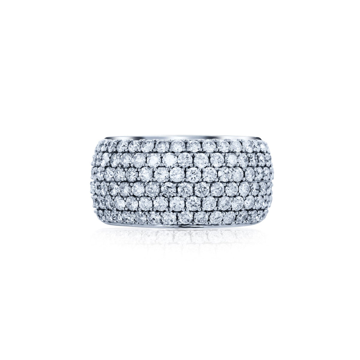 Verve 10K White Gold Diamond Dress Ring