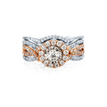 Verve 14K Engagement Ring with Wedding Band