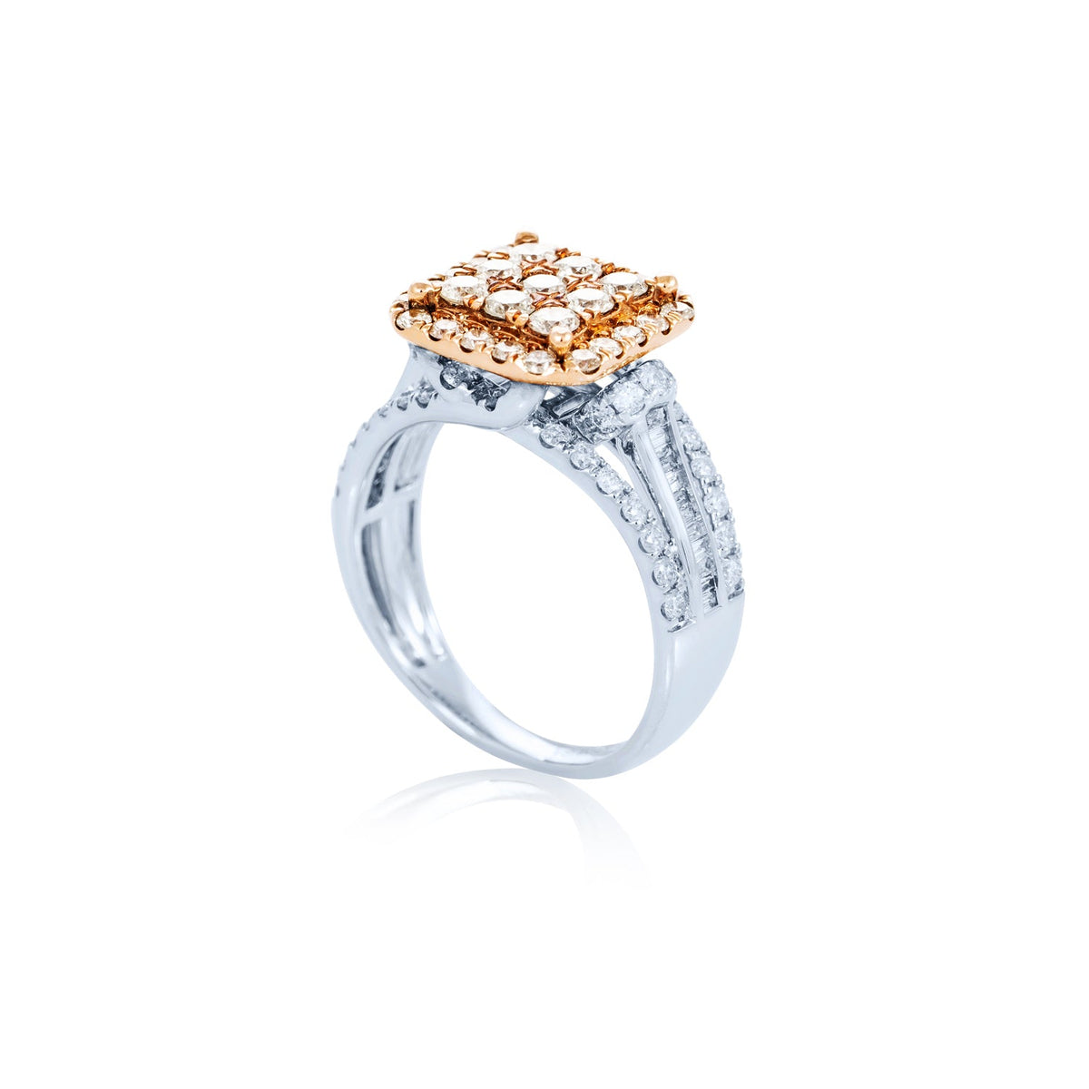14kw Fashion Dress Diamond Ring