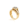 Verve 10K Bridal set/engagement ring with wedding band