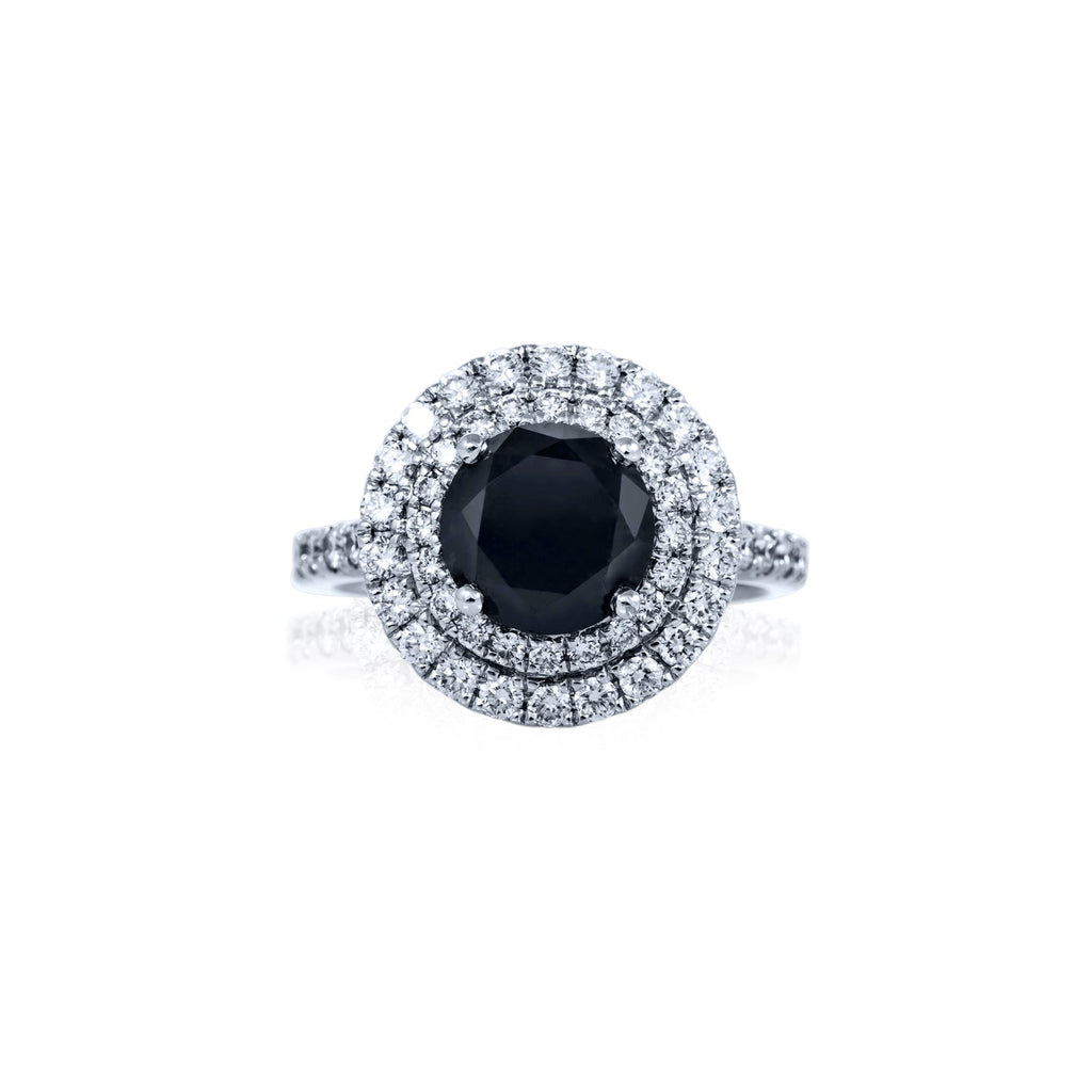 18kw Diamond Dress Ring - Engagement Ring