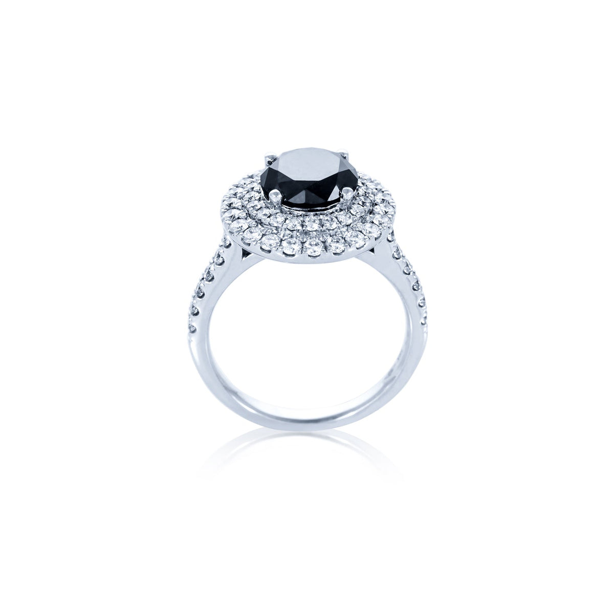 18kw Diamond Dress Ring - Engagement Ring