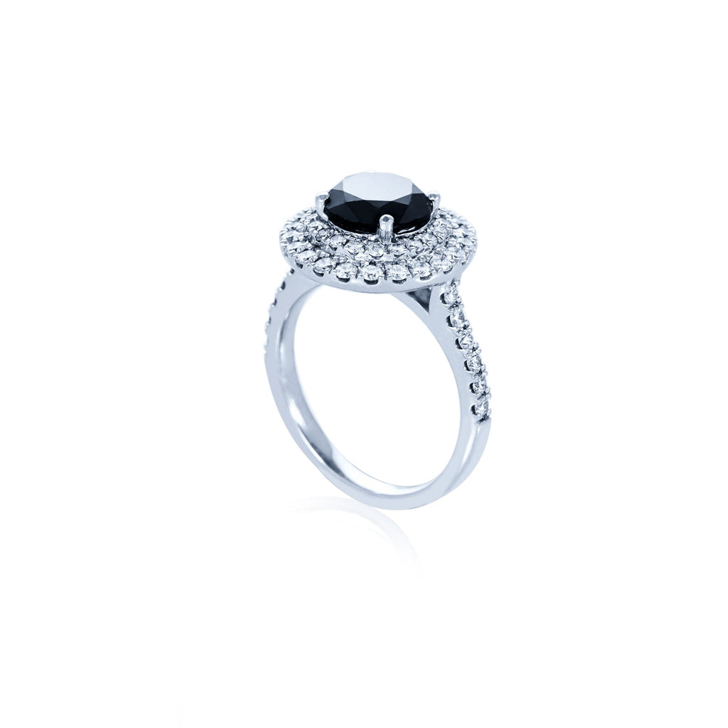 18kw Diamond Dress Ring - Engagement Ring