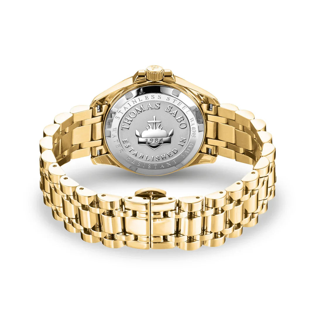 TWA0395/ Thomas Sabo Divine Rainbow yellow gold-coloured Women's Watch