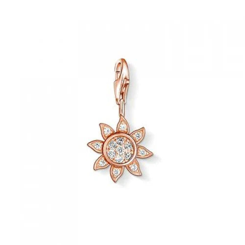 CC933 / Rose Gold CZ Sun Thomas Sabo Charm