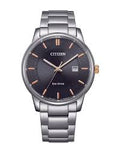Citizen Eco-Drive Stainless Steel Blue Dial Men's Watch / BM6977-70E