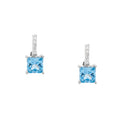 Ellani Sterling Silver Stud Earring / E342BL