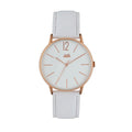 Jag Billy White Leather 40mm Watch